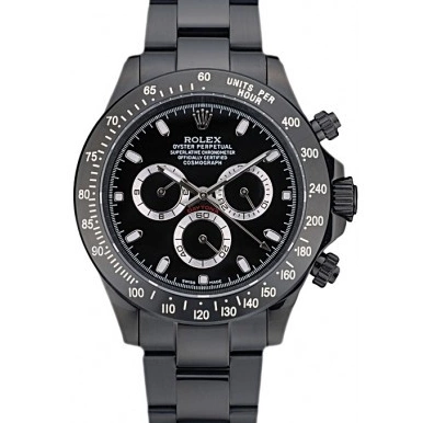 Best AAA Replica Sites Stainless Black Strap Dial Rolex 80247 Black Tachymeter Steel Plated Daytona Ion Black 0802